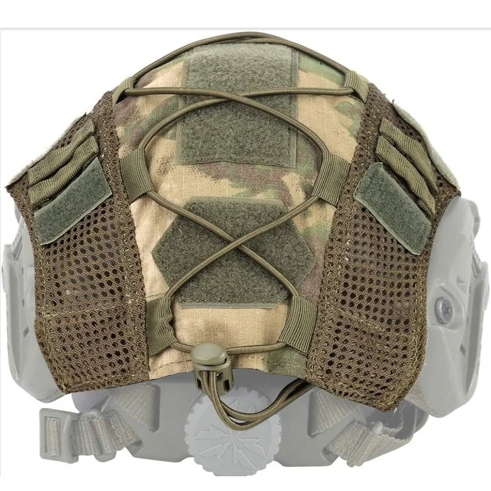 Tactical Airsoft Helmet Cover Breathable Mesh Helmet Cover for PJ/BJ/MH Helmet